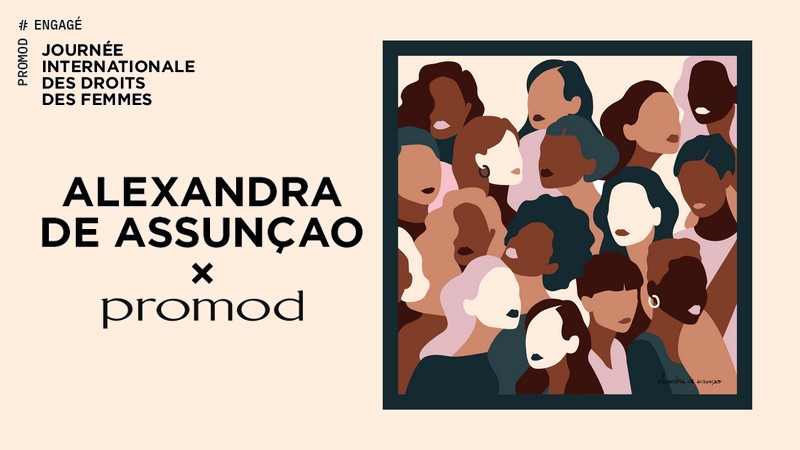Alexandra De Assunçao x Promod : les foulards solidaires en exclu web